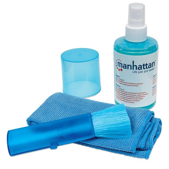 Manhattan LCD Cleaning Kit, Alcohol-free, Includes Clean | 421027