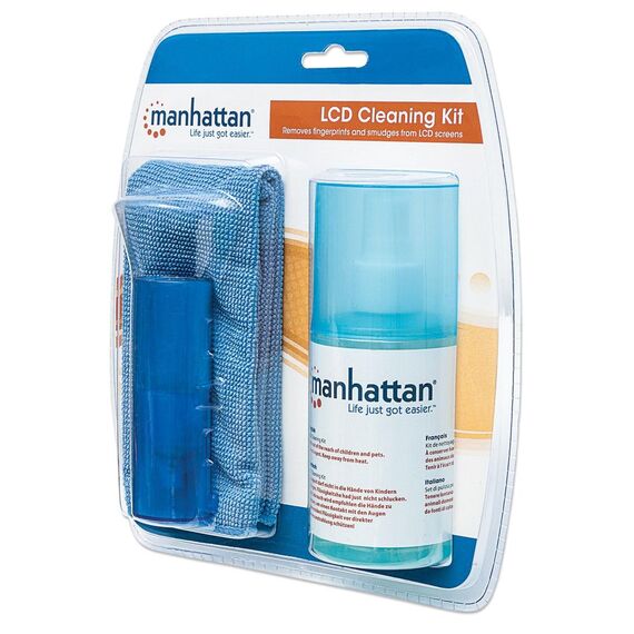 Manhattan LCD Cleaning Kit, Alcohol-free, Includes Clean | 421027