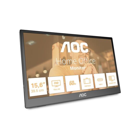 AOC 16T3EA - LED monitor - 16" (15.6" viewable) - portable - 1920