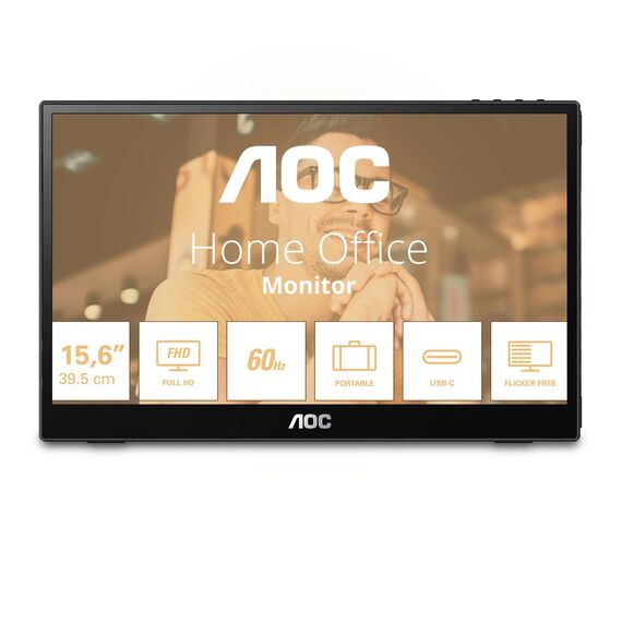 AOC 16T3EA - LED monitor - 16" (15.6" viewable) - portable - 1920