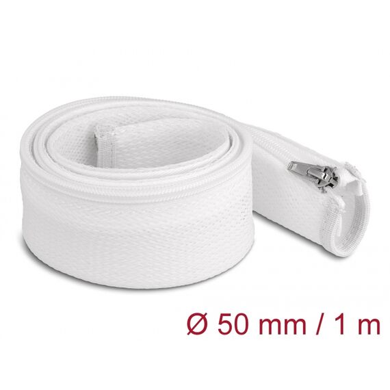 Delock - Braided sleeving - 50 mm diameter with zip faste | 20823