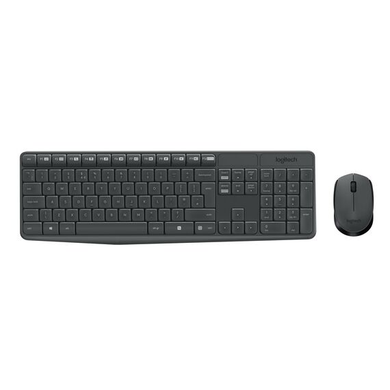 Logitech MK235 - Keyboard and mouse set - wireless - | 920-007907