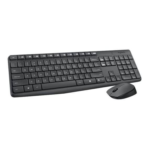 Logitech MK235 - Keyboard and mouse set - wireless - | 920-007921