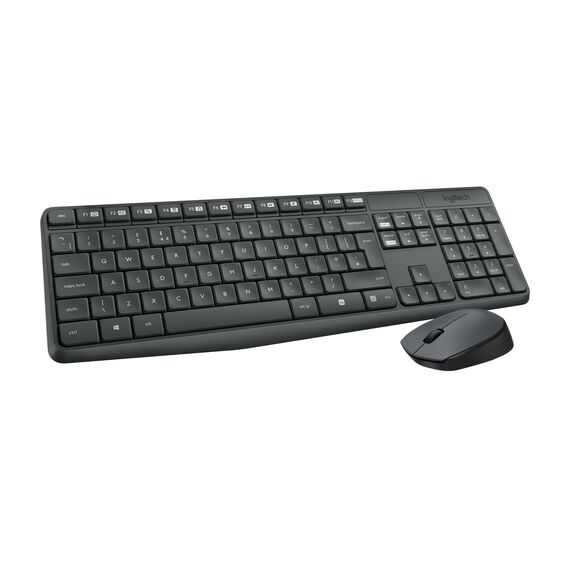 Logitech MK235 - Keyboard and mouse set - wireless - | 920-007921