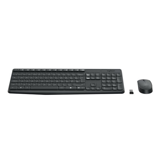 Logitech MK235 - Keyboard and mouse set - wireless - | 920-007921