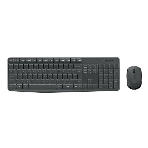 Logitech MK235 - Keyboard and mouse set - wireless - | 920-007921