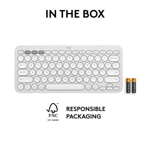 Logitech Pebble Keys 2 K380s - Keyboard - wireless - | 920-011804