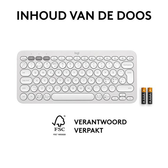 Logitech Pebble Keys 2 K380s - Keyboard - wireless - | 920-011804