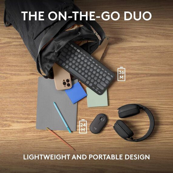 Logitech Pebble 2 Combo - Keyboard and mouse set - w | 920-012239