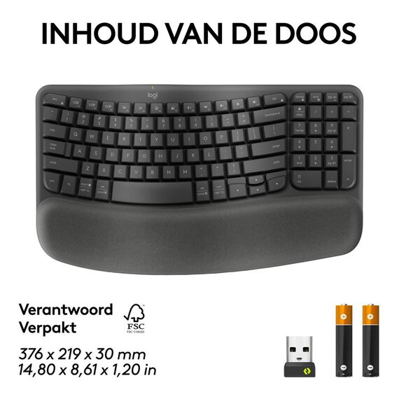 Logitech Wave Keys for Business - Keyboard - wireles | 920-012334
