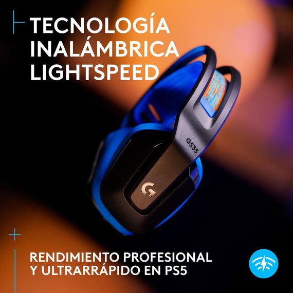 Logitech G G535 - Headset - full size - LIGHTSPEED - | 939-002219