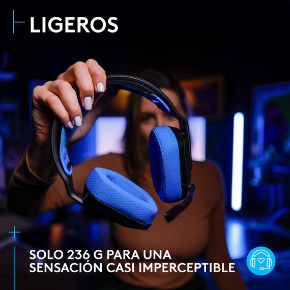 Logitech G G535 - Headset - full size - LIGHTSPEED - | 939-002219