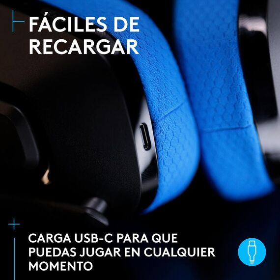Logitech G G535 - Headset - full size - LIGHTSPEED - | 939-002219