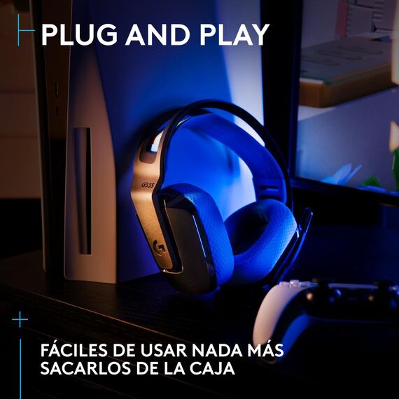 Logitech G G535 - Headset - full size - LIGHTSPEED - | 939-002219