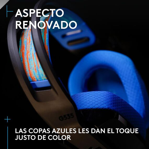 Logitech G G535 - Headset - full size - LIGHTSPEED - | 939-002219