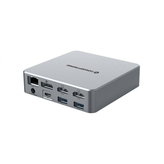 Conceptronic Dock USBC>2xHDMI 2xUSBC 4xUSBA DP GbE DONN25G