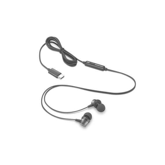 Lenovo Go - Earphones with mic - in-ear - black - fo | 4XD1J77351