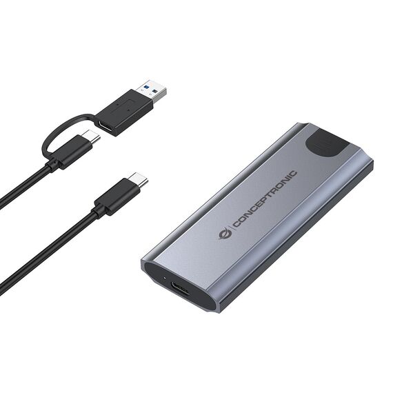 Conceptronic DANTE05G M.2 NVMe SSD Enclosure USB 3.2 Gen 2, SSD e