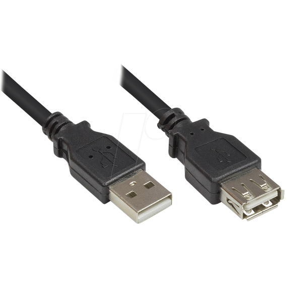 Good Connections 2511-OF03S - 0.3 m - USB A - USB A - USB 2.0 - M