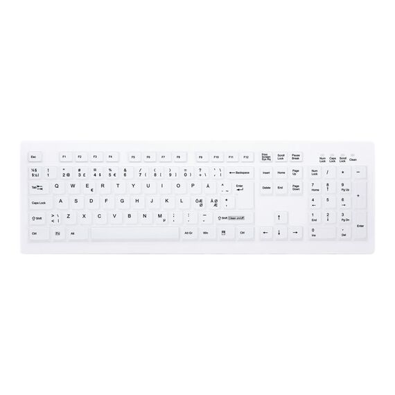 Active Key MedicalKey AK-C8100 - Keyboard - | AK-C8100F-FUS-W/NOR