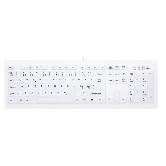 Active Key MedicalKey AK-C8100 - Keyboard - | AK-C8100F-UVS-W/NOR