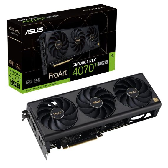 ASUS ProArt GeForce RTX 4070 Ti Super 16GB - Gr | 90YV0KJ1-M0NB00