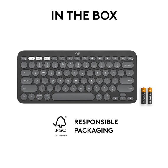 Logitech Pebble Keys 2 K380s - Keyboard - wireless - | 920-011851