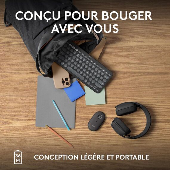 Logitech Pebble Keys 2 K380s - Keyboard - wireless - | 920-011851