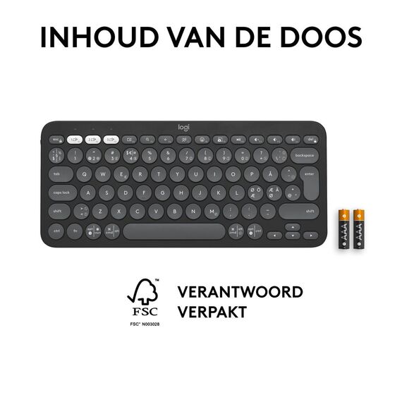 Logitech Pebble Keys 2 K380s - Keyboard - wireless - | 920-011851