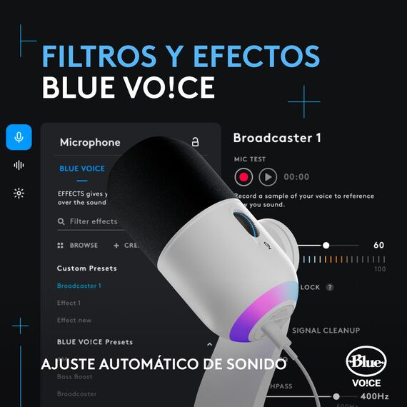 Logitech G Yeti GX - Microphone - USB - white | 988-000576