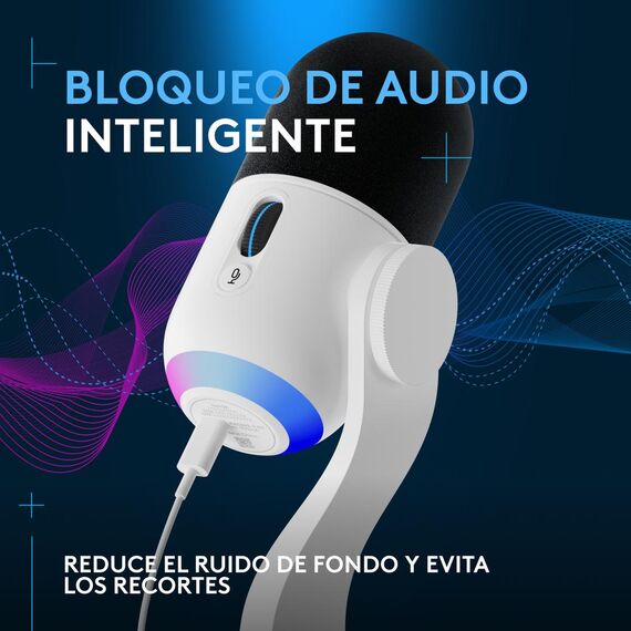 Logitech G Yeti GX - Microphone - USB - white | 988-000576