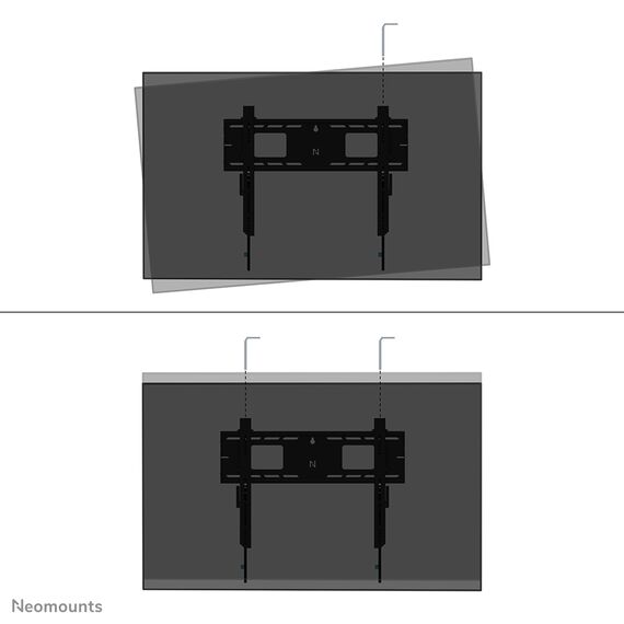 Neomounts LEVEL-750 - Mounting kit - for TV - heav | WL30-750BL16
