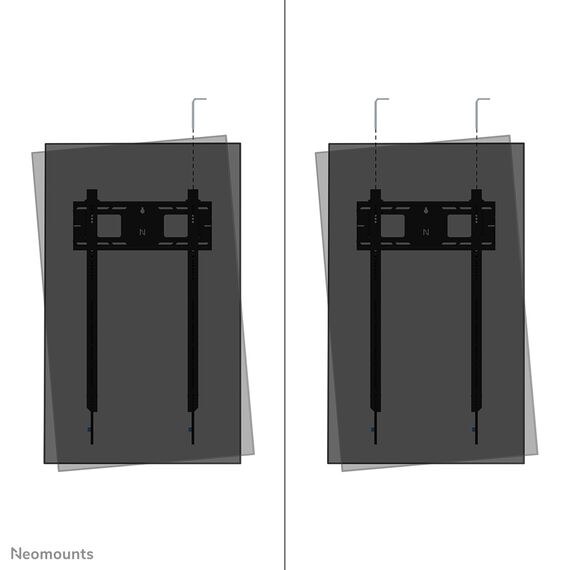 Neomounts LEVEL-750 - Mounting kit - for TV - hea | WL30-750BL18P