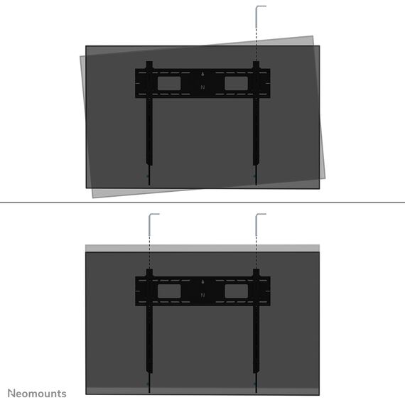 Neomounts LEVEL-750 - Mounting kit - for TV - heav | WL30-750BL18