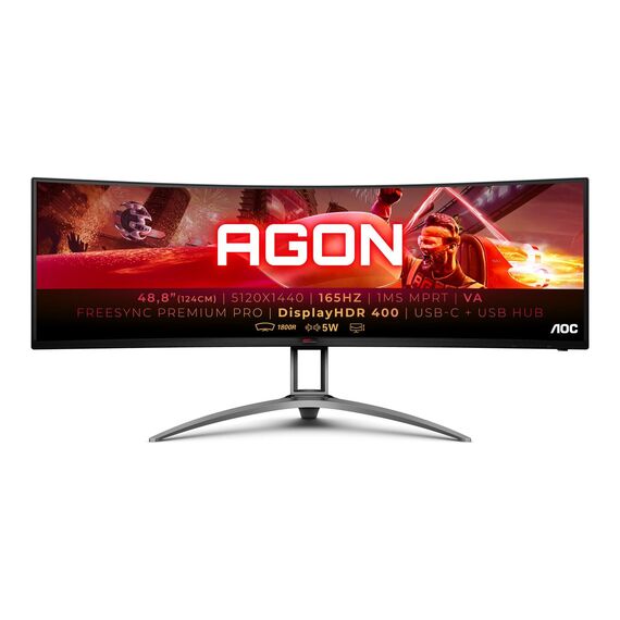 LED monitor - gaming - curved - 49" (48.8" viewable)  | AG493UCX2