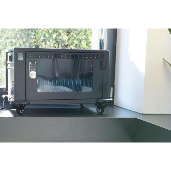 for 16 tablets / notebooks - lockable - SPCC cold roll | DN-45003