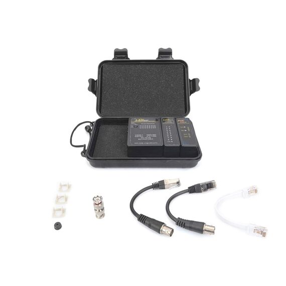 Equip Network Cable Tester, RJ45, BNC, PoE, 9 V, 109 mm, | 129968
