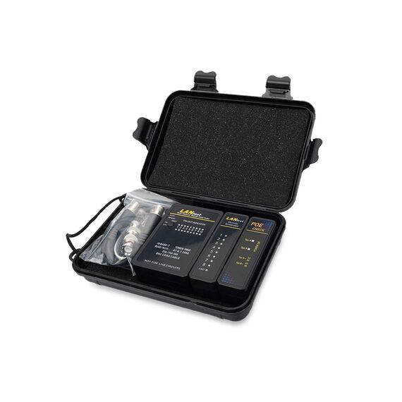 Equip Network Cable Tester, RJ45, BNC, PoE, 9 V, 109 mm, | 129968
