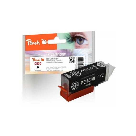 Peach PI100-497, Standard Yield, Black, 25 ml, 1 pc(s), 400 pages