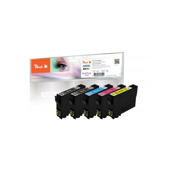 Peach PI200-995, High (XL) Yield, Black, Cyan, Magenta, Yellow, 5