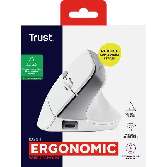 Trust Bayo II, Right-hand, Vertical design, Optical, RF W | 25398