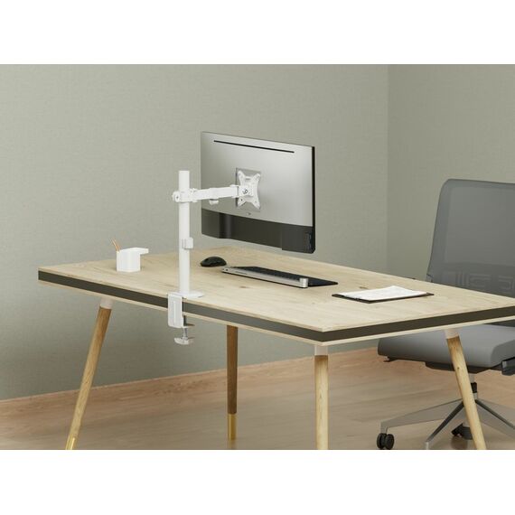 Equip 17"-32" Articulating Monitor Desk Mount Bracket, W | 650166