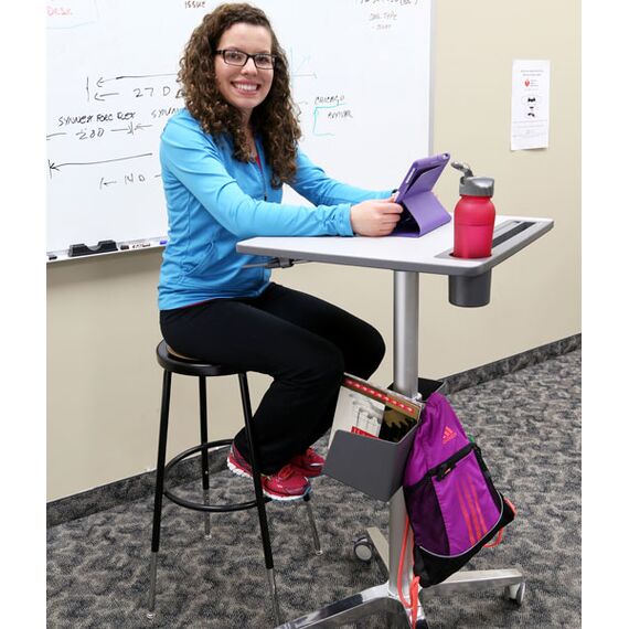 Ergotron LearnFit Tall - Standing desk - mobile - re | 24-481-003