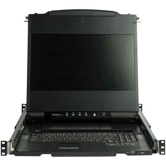 StarTech.com Dual Rail Rackmount KVM Console HD 1080 | RKCOND17HD