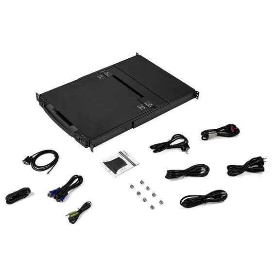 StarTech.com Dual Rail Rackmount KVM Console HD 1080 | RKCOND17HD