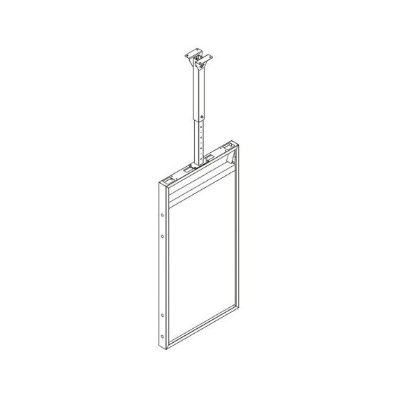 HAGOR Ceilingmount OM55N-D - Bracket - for flat panel - bl | 1900