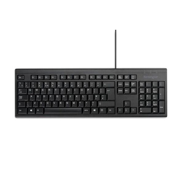 Kensington KB100 Keyboard full size USB QWERTY UK K63727UK