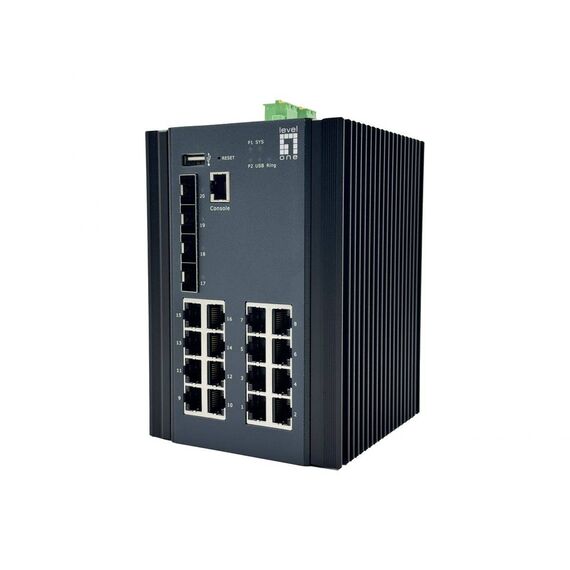 LevelOne Switch 20x GE IGU2071 16x 1GbE 4x 2.5GbE SFP IGU2071