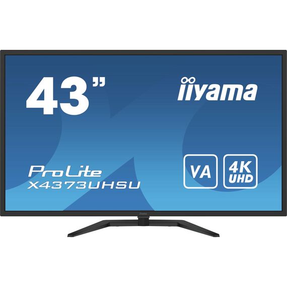 43" (42.5" viewable) - 3840 x 2160 4K @ 60 Hz - VA | X4373UHSU-B1