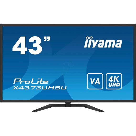 43" (42.5" viewable) - 3840 x 2160 4K @ 60 Hz - VA | X4373UHSU-B1